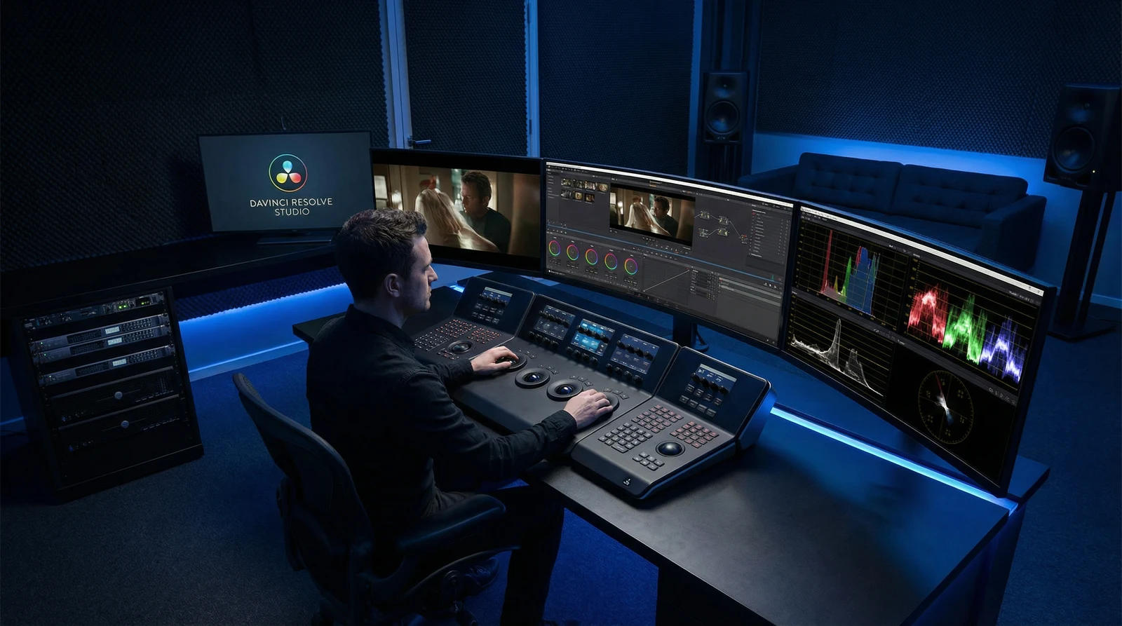 免费看片专业调色后期制作室