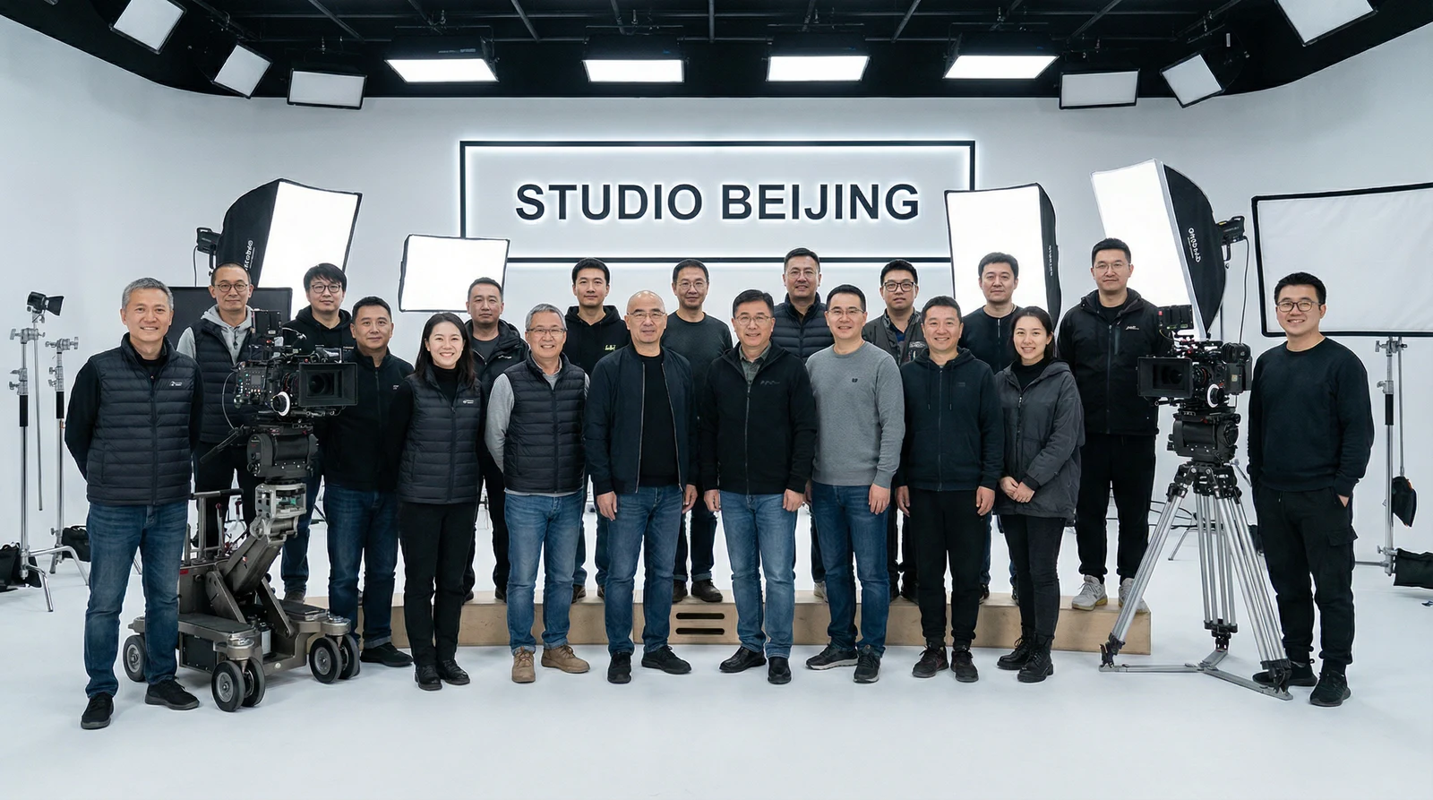 免费看片专业影视制作团队合影